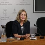 Covadonga Tomé, en la rueda de prensa.