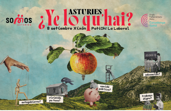  Comuns, Compromis, BNG, Bildu, CUP, Cantabristas y Verdes-Equo vienen a Xixón a apoyar el lanzamiento de Somos Asturies por Cova Tomé